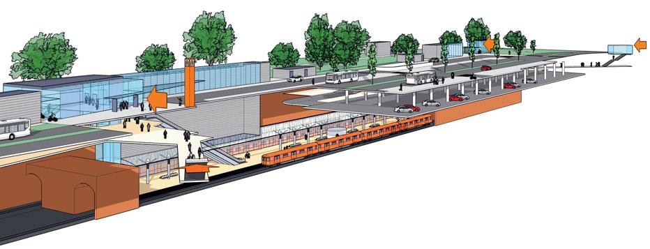 Länsimetro 1 2008 12 Keilaniemi ja Koivusaari Keilaniemen asema Keilaniemen asema sijoittuu Karhusaarentien ja Keilaniementien väliselle kapealle kaistaleelle Fortumin pääkonttorin kohdalle.