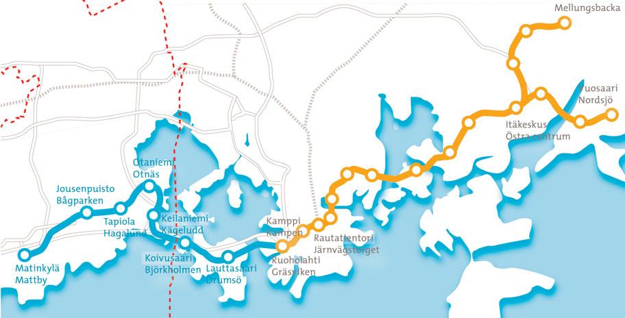 Länsimetro 1 2008 16 Ajankohtaista Hanke etenee Hankkeen valmistelu etenee Helsingin ja Espoon luottamusmieskäsittelyillä.