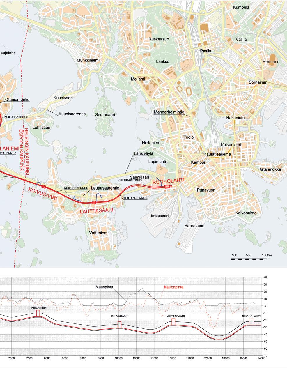 Yleiskartta Kartta-aineistot; Helsingin