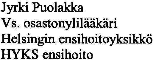 ja Lansi-Pakila. Asemalle sijoitettava sairaankuljetusyksikk olisi,perustason yksikko. Erittain alustavan arvion perusteella palvelupisteen ei tarvitsisi alkuvaiheessa toimia 24 t/vrk vaan esim.