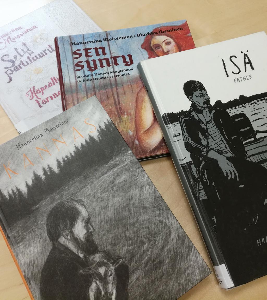 Lea Tserni-Puittinen haastatteli äskettäin valtionpalkinnon saanutta taiteilijaa helmikuussa Lieksassa. Hanneriina Moisseinen syntyi vuonna 1978 Joensuussa.