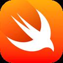 19 KUVA 11. Swift logo Swift on Applen oma ohjelmointikieli (KUVA 11), joka korvasi Objective-C kielen ios kehityksessä.