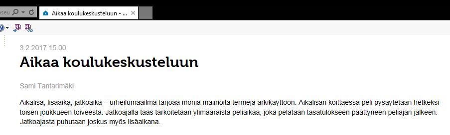 Näin toimittaessa paikallisia resursseja ei käytetä parhaalla mahdollisella tavalla asukkaiden hyödyksi.