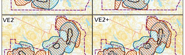 kaivosalueen pohjavesiin sekä alueen lähteisiin ja