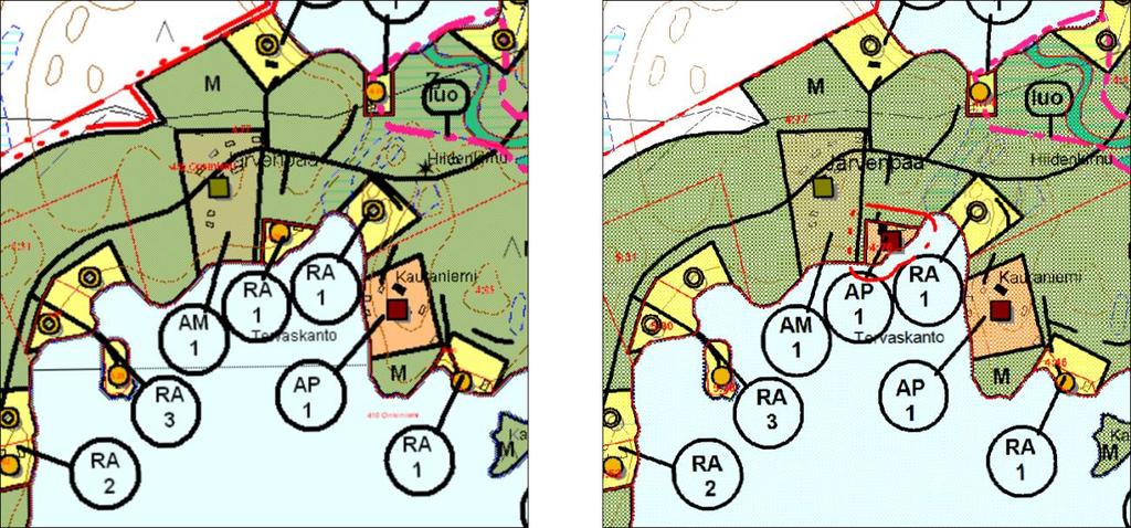 FCG SUUNNITTELU JA TEKNIIKKA OY Kaavaselostus 6 (25) 2.5 Muutosalue 5 Alue sijaitsee Sääksjärven rannalla Onkiniemen kylässä noin 23 km:n etäisyydellä Sysmän keskustasta.