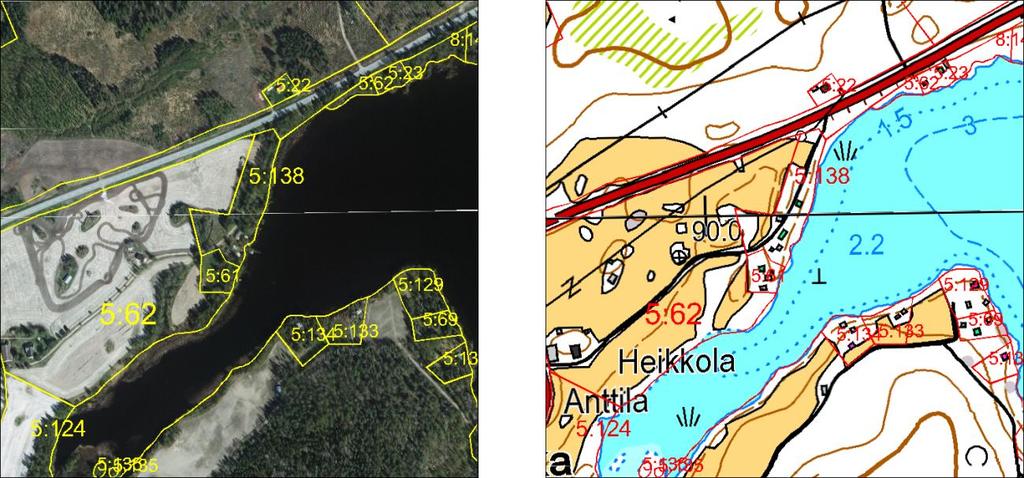 FCG SUUNNITTELU JA TEKNIIKKA OY Kaavaselostus 10 (25) 2.9 Muutosalue 9 Alue sijaitsee Joutsjärven rannalla Joutsjärven kylässä. Kaavamuutos koskee tilaa RN:o 781-401-5-138.