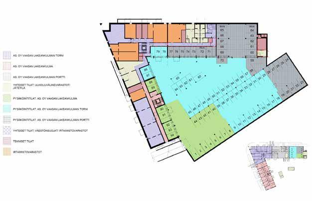 B-porras LIIKILA C-porras POISTUMISPORRAS LUISKA C-porras 22 Lakeankulma Koti lähellä kaikkea Yhteiset tilat Asemapiirros KORSHOLMANPUISTIKKO Jal.