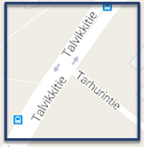 rakentamista risteykseen kaavan toteutumisen myötä.