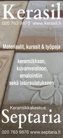 KUVATAITEET 110501 Kuvanveisto Paikka: Paja, Kalliolanrinne 5 (48 t syksy + 48 t kevät) 12.9. 28.11., ilmoittautuminen viim. 4.9. Ti 17.00 20.