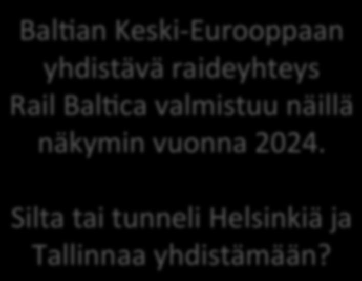 BalWca valmistuu näillä näkymin vuonna 2024.