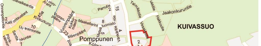 Teollisuustontin laajentaminen viereiselle korttelialueelle siten, että mahdollistetaan teollisuustoiminnan