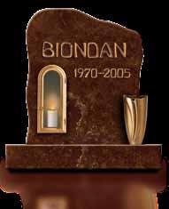 The art of bronze, the transparency of crystal, the simplicity of design to exalt the light of memory.