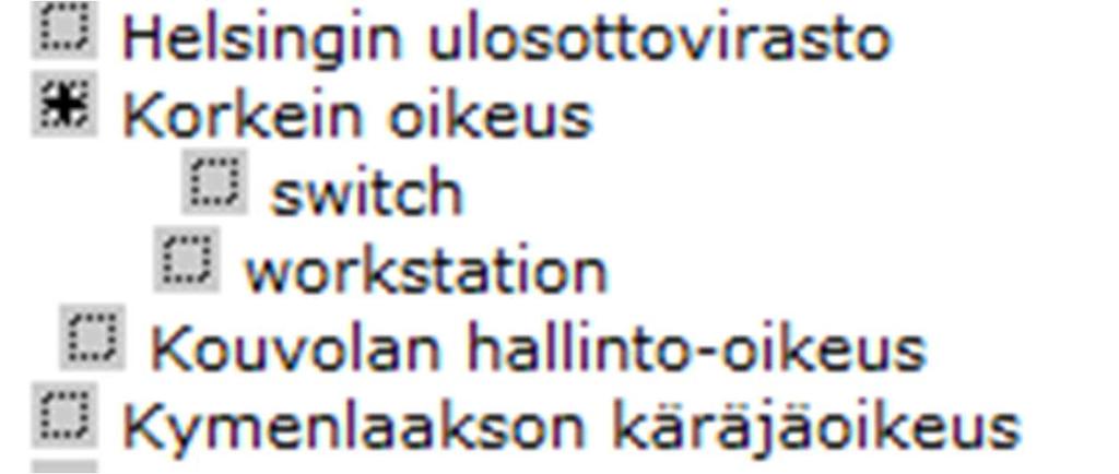 5 MITTAUKSEN LÄHTÖKOHTA Verkonhallinnan mittauskohteet ovat yksittäisiä mittauspisteitä (fyysisiä laitteita), joista kerätään ennalta määriteltyä tietoa.