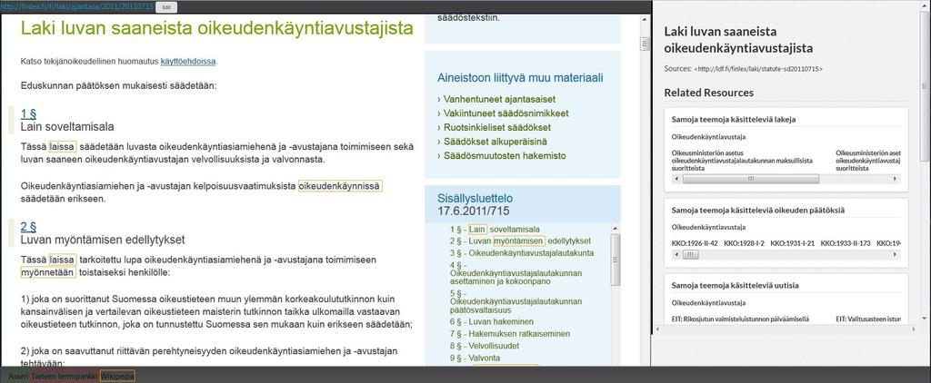 Sovellusdemo: Kontekstuaalinen