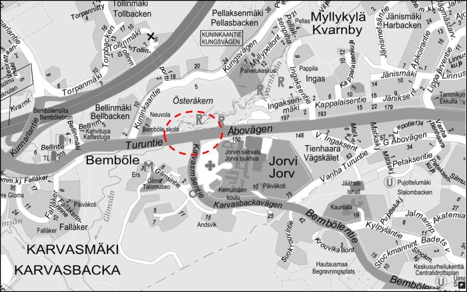 Espoon kaupunki Pöytäkirja 108 Tekninen lautakunta 22.10.2014 Sivu 13 / 39 1. SUUNNITELMAN SISÄLTÖ Turuntien on kahden aluekeskuksen Leppävaaran ja Espoon keskuksen välinen pääkatu.