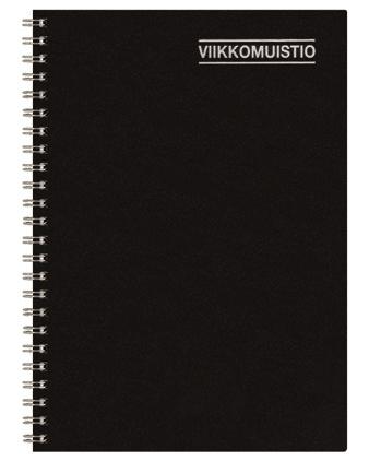 ÖYÄAENERI VIIUIIU kolmikielinen lassinen A5-kokoinen kalenteri, viikot 4/-/, vuosisuunnittelut ja laajana, aukeamalla viikko, tunnit -.