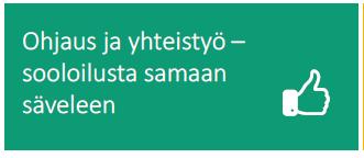 Ohjaus ja yhteistyö sooloilusta samaan säveleen Tiedonhallinnan ja tietojärjestelmäratkaisuihin liittyvän yhteistyön ja ohjauksen tavoitteena on tukea kansallisen sosiaali- ja terveyspolitiikan sekä