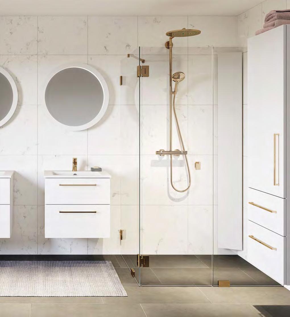 16 MACRO DESIGN SKAGENLUX Anna kylpyhuoneesi loistaa! SKAGENLUX Rakastamme kylpyhuoneita! Haluamme valmistaa käteviä, älykkäitä ja tyylikkäitä suihku loja kylpyhuoneisiin.