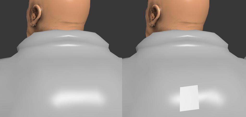 29 4.9 4.9.1 Marmoset toolbag-reaaliaikaympäristö Low poly -mallin valmistelu Ennen low poly -mallin viemistä reaaliaikaympäristöön minun oli aika säätää mallin smoothing groupit 3ds maxissa kohdalleen.