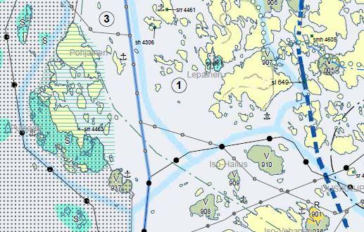 Kiinteistön pinta-ala on 6,91 ha. Kiinteistö on rakentamaton. 3.1.4 Maanomistus Alueen kiinteistöt ovat yksityisessä omistuksessa. 3.2 Suunnittelutilanne 3.2.1 Maakuntakaava Varsinais-Suomen maakuntakaava on vahvistettu 20.