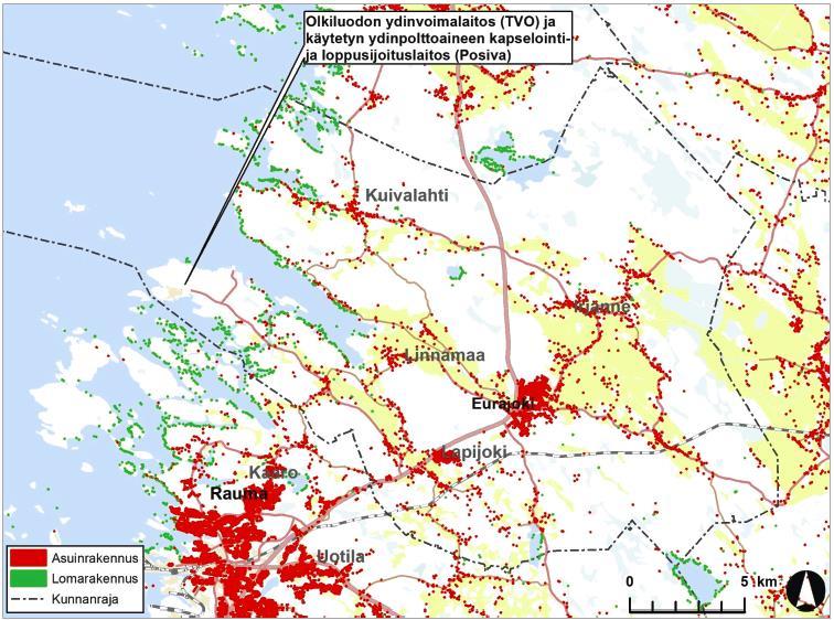 Eurajoki Loppusijoitustoimintaan soveltuva tutkimusalue rajataan yhdessä Posivan kanssa ennen YVAselostusvaihetta