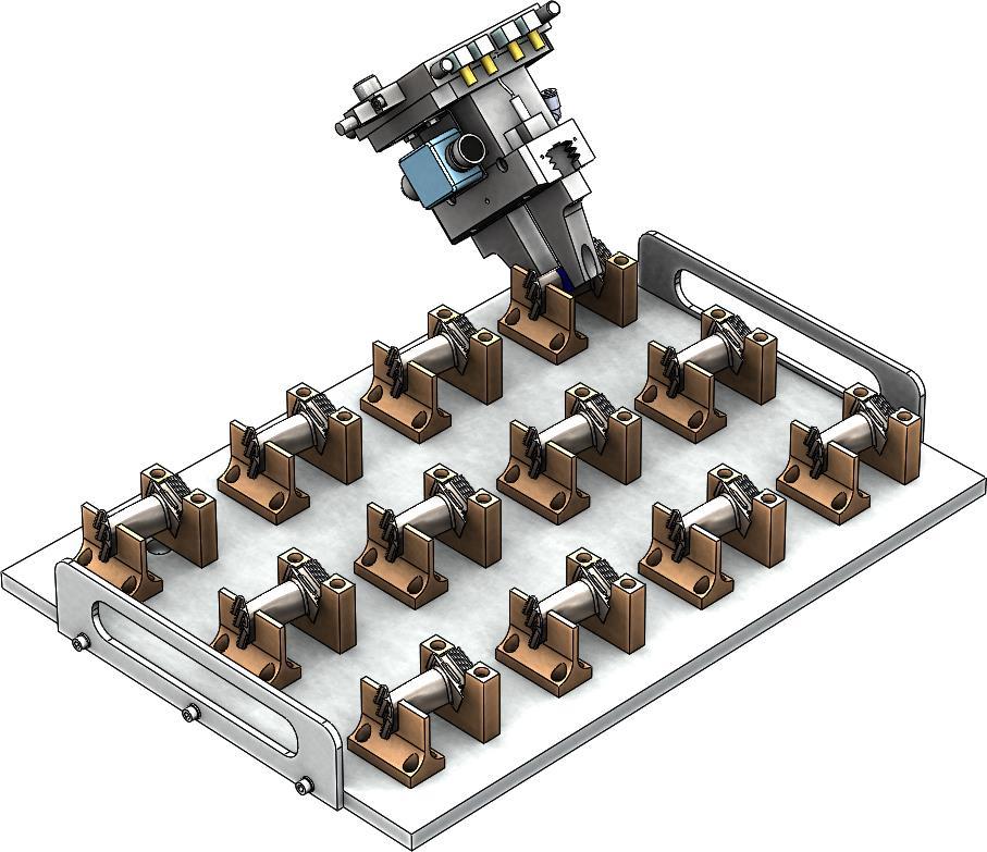 Case study: research topics 1. Robot gripper inserts 1. Heat-resisting material 2. Maximizing friction => minimizing the press force 2. Positioning stand for the blade 1.