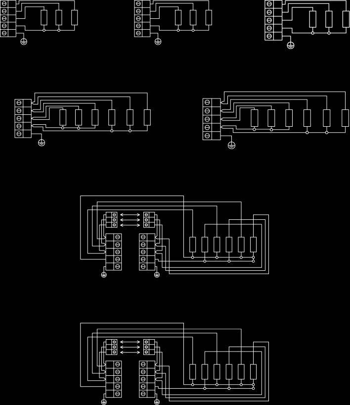 Kytkentäkaavio Electrical Diagram DRFT3-35S-L 3,5 k DRFT3-45S-L 4,5 k DRFT3-60S-L 6,0 k DRFT6-80S-L 8,0 k