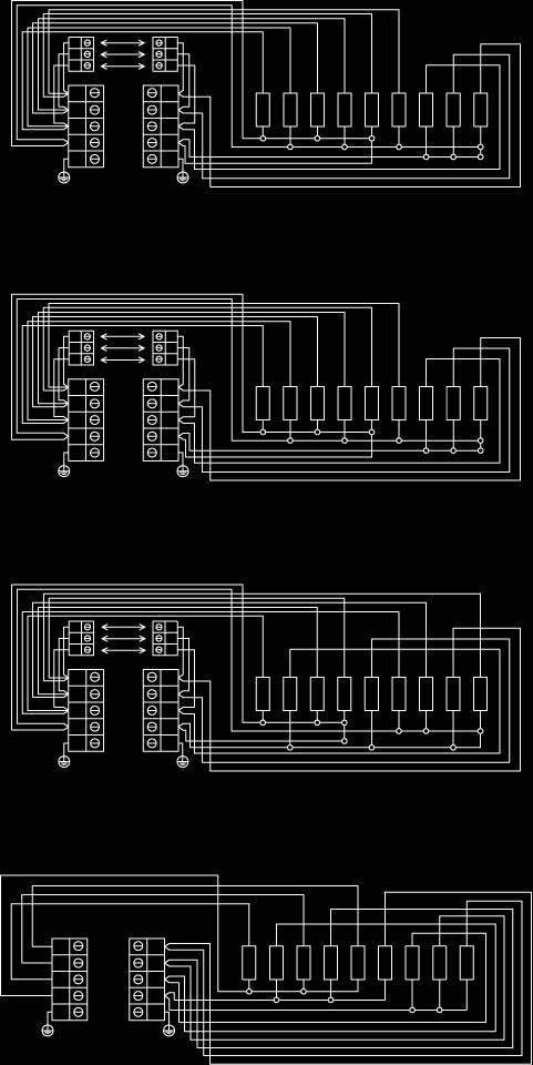 DRFT9-105S-L 10,5 k T1 T2 6.9 kw 3.45 kw DRFT9-120S-L 12,0 k T1 T2 7.6 kw 4.