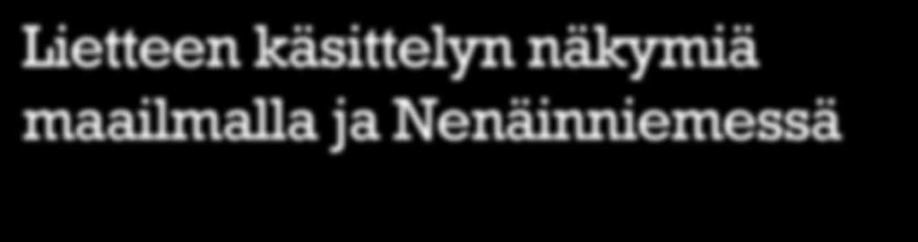 Itse asiassa yhdyskuntien jätevesien käsittelyä koskevassa julkisessa keskustelussa on nähtävissä painopisteen muutosta varsinaisesta käsittelytuloksesta jäteveden sisältämien ravinteiden
