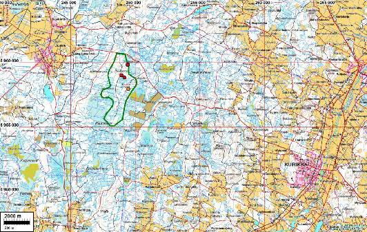 2 Sisältö Kansikuva: Perustiedot... 2 Yleiskartat... 3 Lähtötiedot... 4 Inventointi... 4 Tulos... 5 Summary... 5 Muinaisjäännöstiedot... 5 KURIKKA 1 ROURUNKANGAS... 5 KURIKKA 2 EFRAIMINPALO.