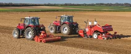 Näiden traktorien paino on 400 kg pienempi kuin vastaavien kuusisylinteristen, joka myös tarkoittaa pienempää maahan kohdistuvaa painetta ja pienempää maan pinnan vaurioitumista.