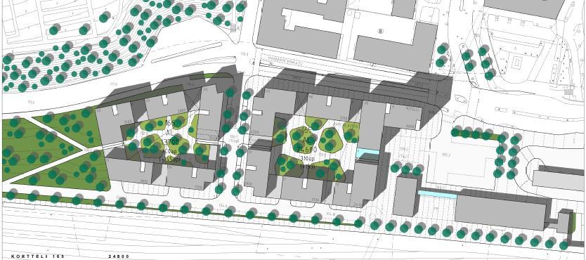 Rautatieaseman alueesta matkakeskukseksi Korttelisuunnitelmaluonnokset Kari
