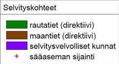 joista on määritetty melulaskentaan
