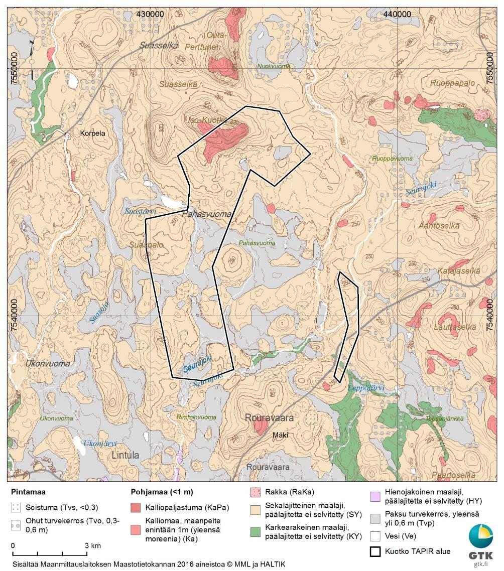 GEOLOGIAN TUTKIMUSKESKUS Kaivosalueiden