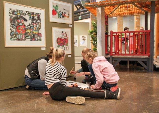 Näyttelyt toimivat alustoina taidekasvatukselle. KÄYTÄVÄGALLERIA 9.2. 29.3. Vuodenaikoihin liittyviä teoksia kansainvälisestä lasten ja nuorten taiteen arkistosta.