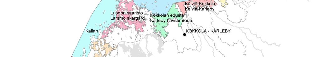 1.3.1 Eteläinen Perämeri ja pienet joet Eteläinen Perämeri ulottuu Uudenkaarlepyyn Munsalan joesta Pöntiönjokeen aina Himangan pohjoisrajalle saakka (kuva 4).