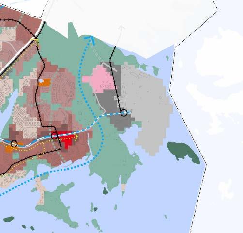 ÖSTERSUNDOMIN YHTEINEN YLEISKAAVA Natura-arvio 5.4.2017 15 (77) Kuva 4. Ote Helsingin uudesta yleiskaavasta (Vuosaari). 3.