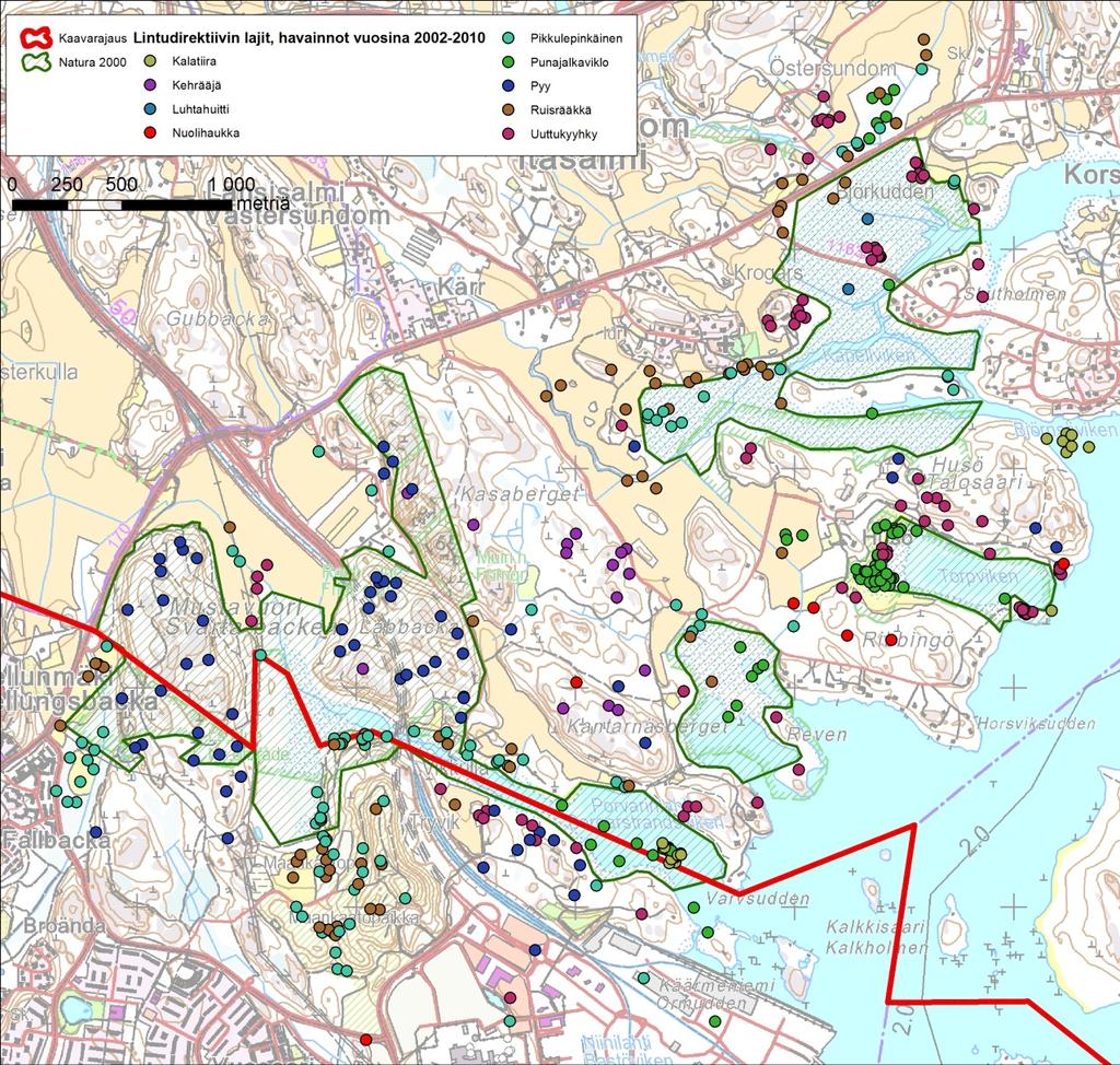 ÖSTERSUNDOMIN YHTEINEN YLEISKAAVA Natura-arvio 5.4.