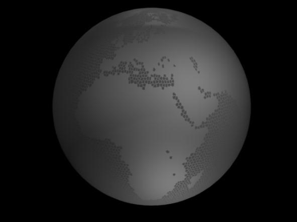 3D-valaistus ja teksturointi Case: Animaatio Suomen Metsästysmuseolle 3.4.5 Specular map Specular map muuttaa 3D-kappaleen korostumia ja kiiltäviä kohtia.