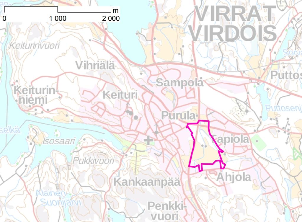 1 1. JOHDANTO Nallelan selvitysalue sijaitsee Virtain kaupungissa, keskustaajaman itäpuolella Torisevanjärvientien (Vt 66) ja Virtaintien risteyksen pohjoispuolen sekä Purulan kiertoliittymän