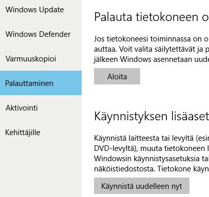 Edistyneille Jos virus on lukinnut Windowsin Virushyökkäys saattaa estää Windowsin käynnistymisen tai EmsiSoft