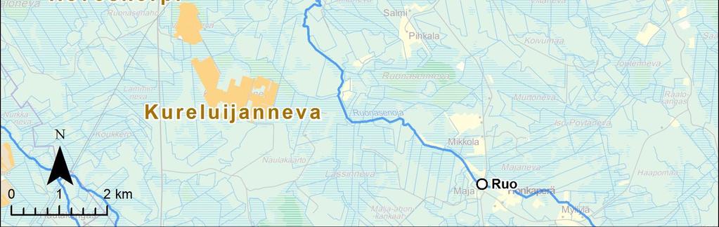ELY-keskuksen hyväksynnällä (27.4.215) Kureluijannevan jälkihoitovaiheen tarkkailua suoritetaan vesistöpisteillä Lam41 ja Lam33 vuosina 215-216.