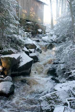 Myllykankaanojan yläosalla on vanhalla myllypaikalla jyrkkä ja karkeakivinen kalan nousua hankaloittava koskipaikka. ojassa on vanhoja patorakennelmia, jotka eivät estä kalan kulkua.