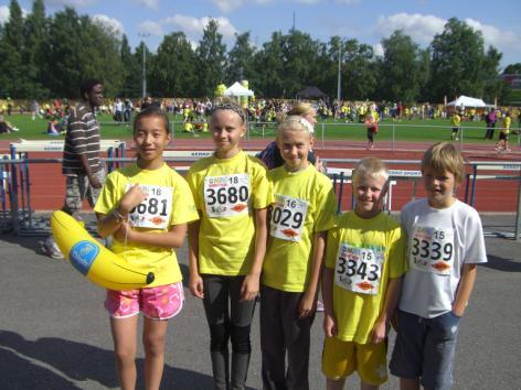 JUNIORITENNIS JUNIORTENNIS GT:n junioreita Chiquita Kids Minimarathonilla Chiquita Kids