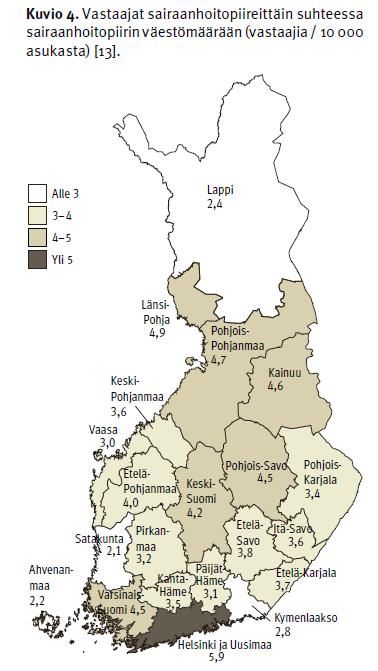 Psykoterapeutit Suomessa Epätasainen