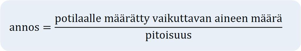 Johdatus lääkematematiikkaan 3 1.