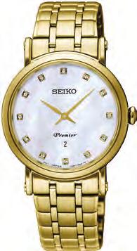 Seiko Elite kuvasto - Talvi 2017 - Premier naiset 4 954628 210364 SXB434P1 kaliiperi: 7N89 - kultadublee teräs - helmiäis taulu -