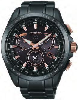 SSE075J1 SEIKO ASTRON GPS SOLAR kaliiperi: 8X53 vesisuojaus - maailmanaika - Ø 45 mm 2359 SSE077J1 SEIKO ASTRON GPS SOLAR kaliiperi: 8X53 vesisuojaus - tuplapainimella lukittu taittolukko -