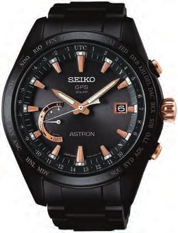 SSE113J1 SEIKO ASTRON GPS SOLAR kaliiperi: 8X22 vesisuojaus - erittäin korkealaatuinen titaani - mustaksi oksidoitu titaanikuori - Ø 44,8mm 2190