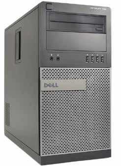 Dell OptiPlex 790 KÄYTETTY PÖYTÄKONE Intel Core i5-2400 (3,1-3,4GHz, 4 ydintä) prosessori, 8GB keskusmuisti, 500GB kiintolevy, DVD-RW-asema, Radeon HD